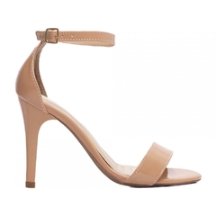 Sandália Salto 9,5cm - Elegância e Conforto em Verniz - Rose - comprar online