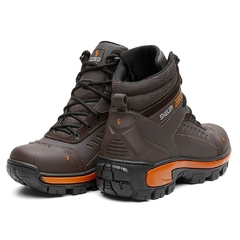 Coturno em Couro Shelga | Estilo e Conforto | 36 a 45 | Cafe - 1003 - comprar online