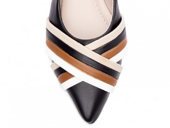 Sapatilha Feminina Bico Fino - Estilo e Conforto em Napa Preto, Branco, Caramelo e Bege