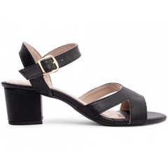 Sandália Preta Confortável - Salto 5 cm - Antiderrapante - comprar online