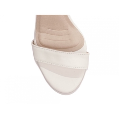 Sandália Salto 8,5cm - Charme Off White: Elegância & Conforto