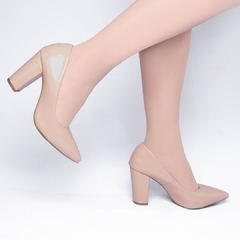 Imagem do Scarpin Clássico Luxo e Glamour - Salto 8,5cm Robusto Rose