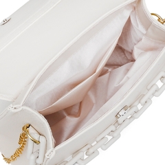 Imagem do Bolsa Feminina Corrente Off White