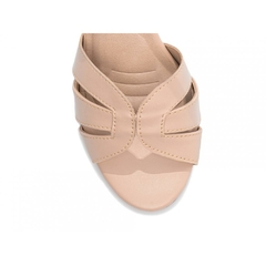 Sandália Glamour Luxo Conforto Salto 8,5cm Antiderrapante Rose na internet