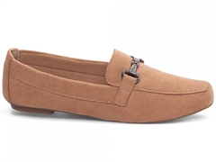 Delicadeza e Estilo em Sintonia – Mocassim Feminino Bico Alongado Rose com Bridão Grafite - Calcadospravc | Loja de Calçados