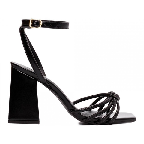 Sandália Feminina: Elegância em Napa Preto - Salto 9cm - comprar online