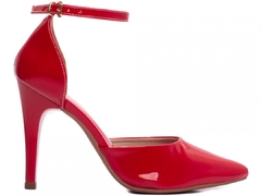 Sapato Scarpin Verniz Passion - Salto 10cm - Verniz Vermelho - loja online