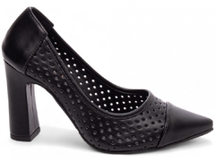 Scarpin Preto Confortável - Salto 9 cm - Antiderrapante