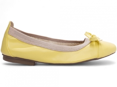 Sapatilha Maria Mole Bag Shoes - Conforto e Praticidade em Napa Amarelo - comprar online