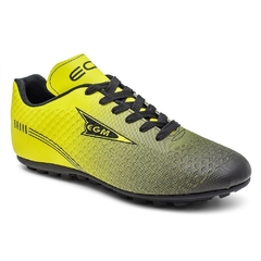 Chuteira EGM Masculina Bravo Society ( quadra ) Preta e Verde Limão - comprar online