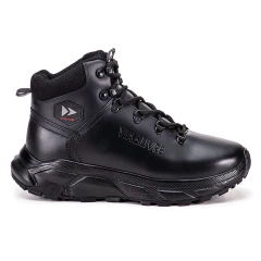 Bota Coturno Masculino Extra Leve Estiloso Elegante Preto
