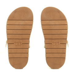 Sandália FlatForm Cobra Dourada Citrino – Estilo, Conforto e Sofisticação - Calcadospravc | Loja de Calçados
