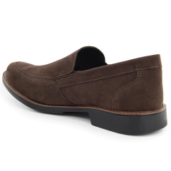 Sapato Casual Social Camurça Café | Elegância e Conforto - loja online