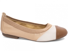 Sapatilha Maria Mole Bag Shoes - Conforto e Praticidade em Napa Caramelo, Bege e Off White na internet