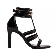 Sandália Feminina Salto 9,5cm Preto - Elegância e Sofisticação em Cada Passo - comprar online