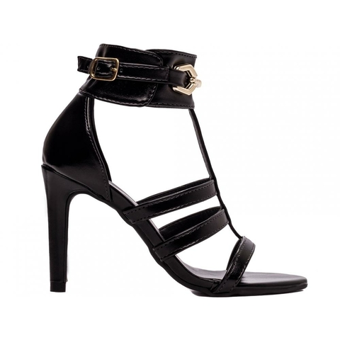 Sandália Feminina Salto 9,5cm Preto - Elegância e Sofisticação em Cada Passo - comprar online