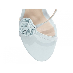 Sandália Feminina em Azul Glamour - Salto Fino 9,5 cm - Antiderrapante