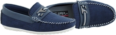 Imagem do Mocassim Infantil Masculino Mescla Marinho