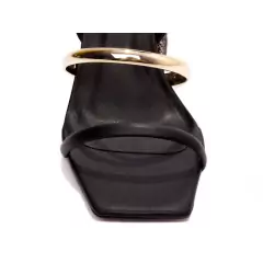 Sandália Feminina: Elegância em Napa e Glitter - Salto 9cm
