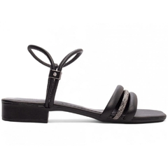 Sandália Feminina Preta - Salto Baixo 2,5cm - Torricella - comprar online