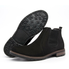 Bota Botina Casual Masculina Preta - Calcadospravc | Loja de Calçados
