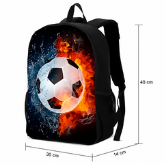 Mochila Infantil Foot Preta - comprar online