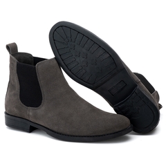 Botina Chelsea Masculina Cinza - loja online
