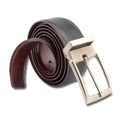 Cinto Masculino 3 cm Dupla Face Café e Preto na internet