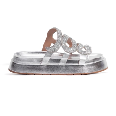 Sandalia Feminina YES | Vc + Linda Ainda em Metalizado Prata - comprar online