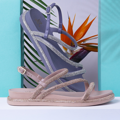 Sandalia Feminina YES Safira Crystal Elegância Incomparável - comprar online