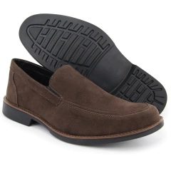 Sapato Casual Social Camurça Café | Elegância e Conforto - comprar online