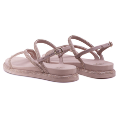 Sandalia Feminina YES Nude Club Lite Peach | Elegância Suave - Calcadospravc | Loja de Calçados