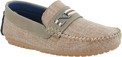 Mocassim Infantil Masculino Mescla Palha - Calcadospravc | Loja de Calçados