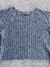 Sweater Crop Gris en internet