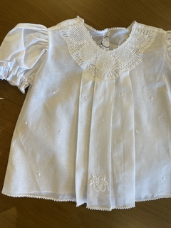 Vestido Lydia Branco - 03 meses