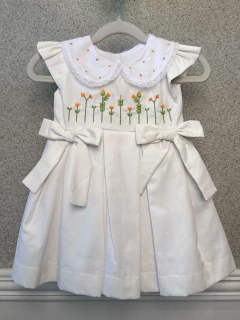 Vestido Laços Marfim - comprar online