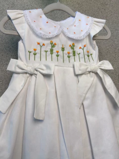 Vestido Laços Marfim na internet