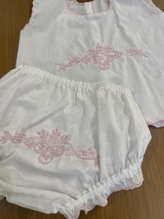 Cj Banho de Sol Rosa Bebê - RN a 03 meses - comprar online