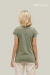 T-shirt Estonada Feminina Baby Long Verde Militar na internet