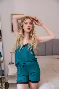 SET PIJAMA MORLEY VERDE