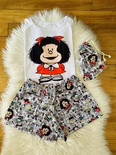 PIJAMA CORTO MAFALDA