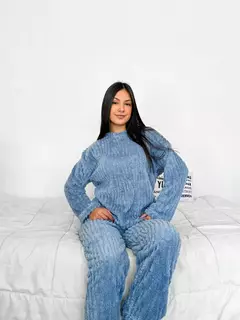 PIJAMA POLAR SOFT AZUL en internet