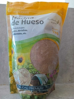 LA JARDINERA FERTILIZANTE HARINA DE HUESO PARA JARDIN 1KG - comprar online
