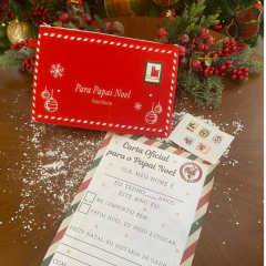 CARTEIRA COM CARTA PAPAI NOEL na internet