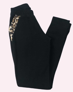 Calça Jogging com detalhe em Onça