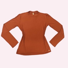 Blusa Canelada com gola - comprar online