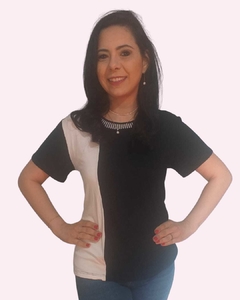 Blusa Bicolor Plus - comprar online