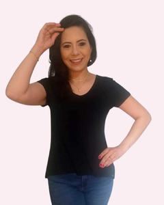 Blusa Alongada Atrás - comprar online