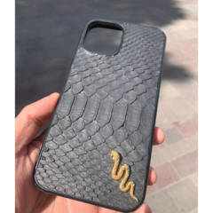 Python GOLD BLACK MATE IPHONE