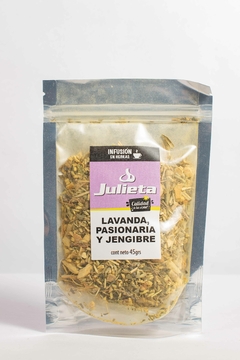 Infusion Julieta Lavanda, Pasionaria y Jengibre 45gr